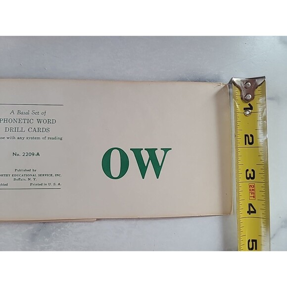 The New Phonetic Word Drill Cards 1965 - Picture 10 of 10